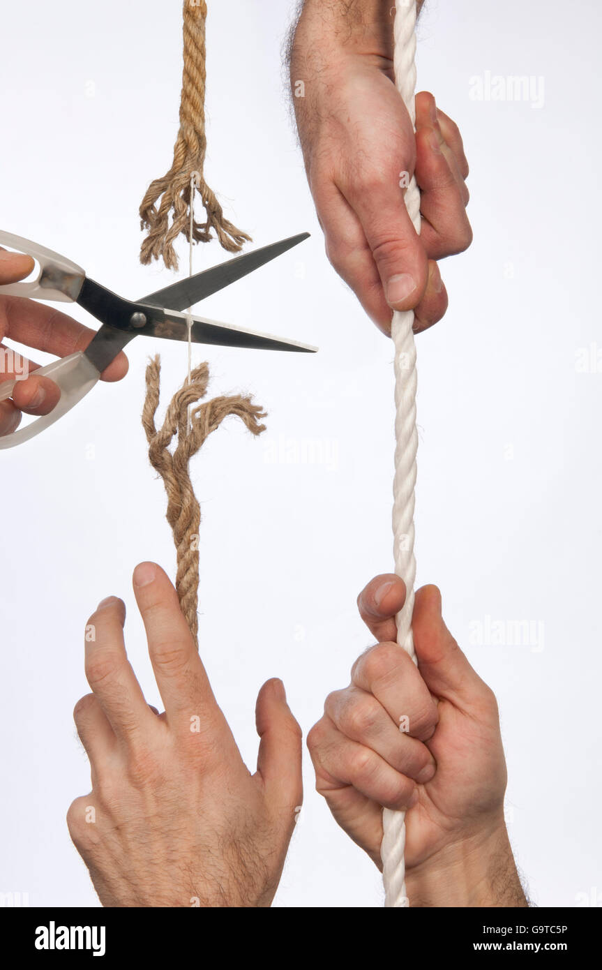 Cutting The Rope High Resolution Stock Photography and Images Alamy