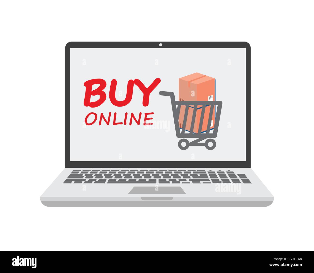 buy online shopping cart Stock Vector Image & Art Alamy