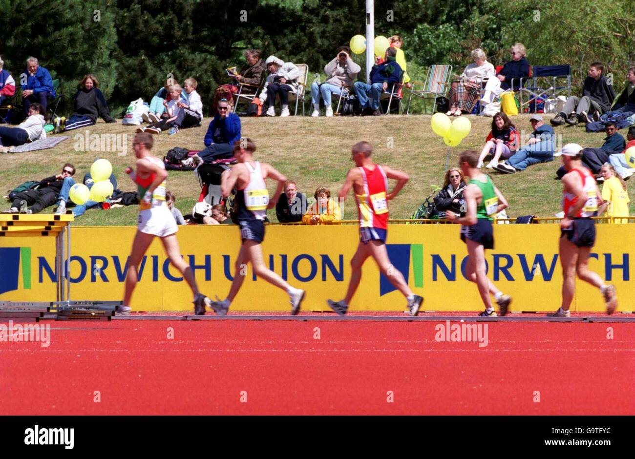 Athletics - Norwich Union World Trials and AAA Championships Stock ...