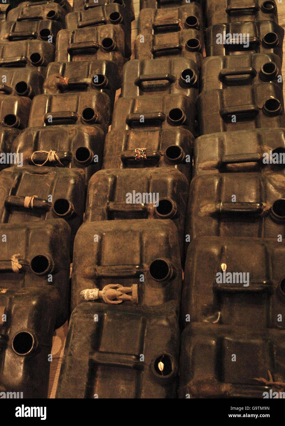 A feature from the work La Bouche du Roi, by African artist Romuald