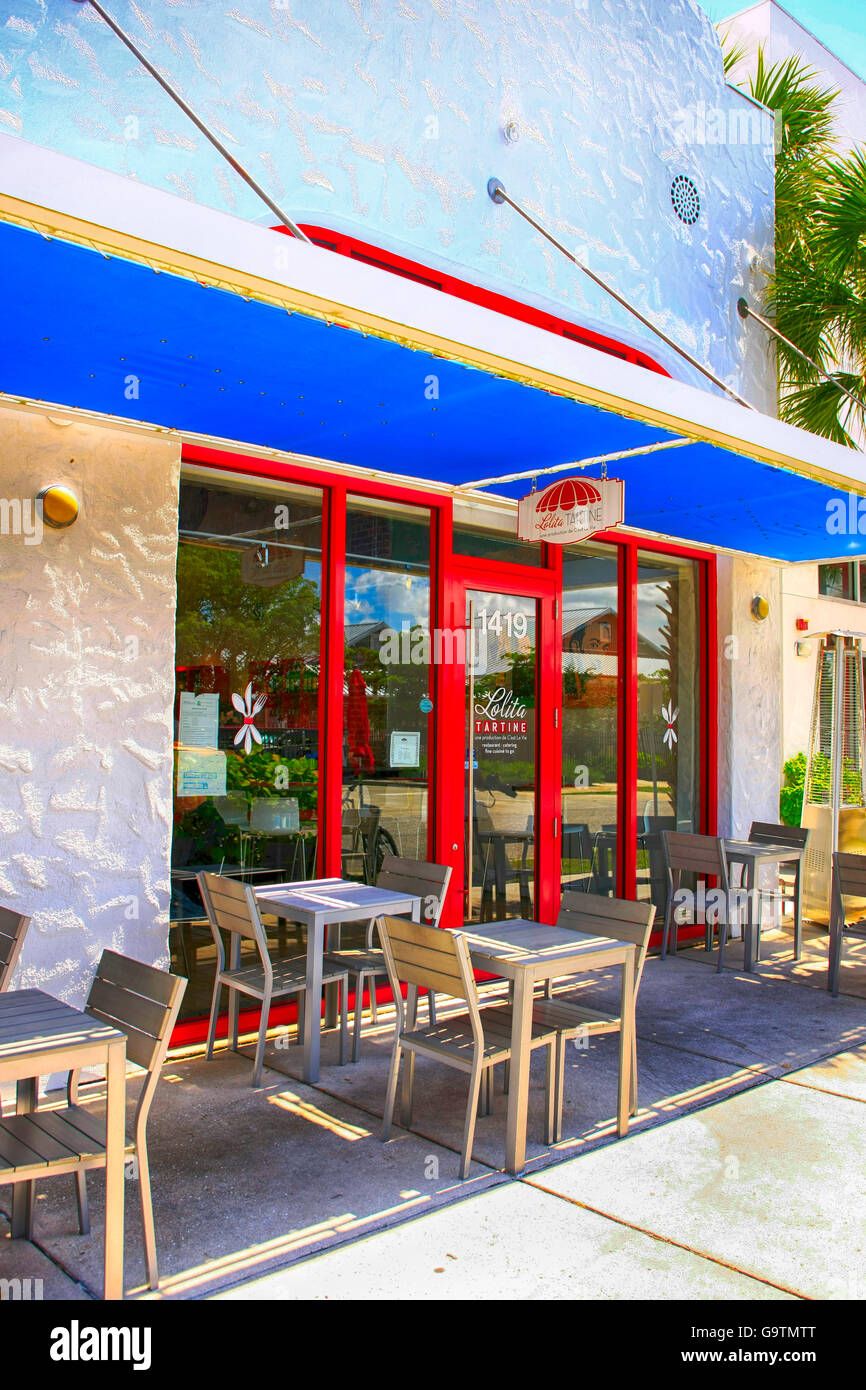 Lolita Tartine Restaurant on 5th Street in Sarasota, FL Stock Photo Alamy