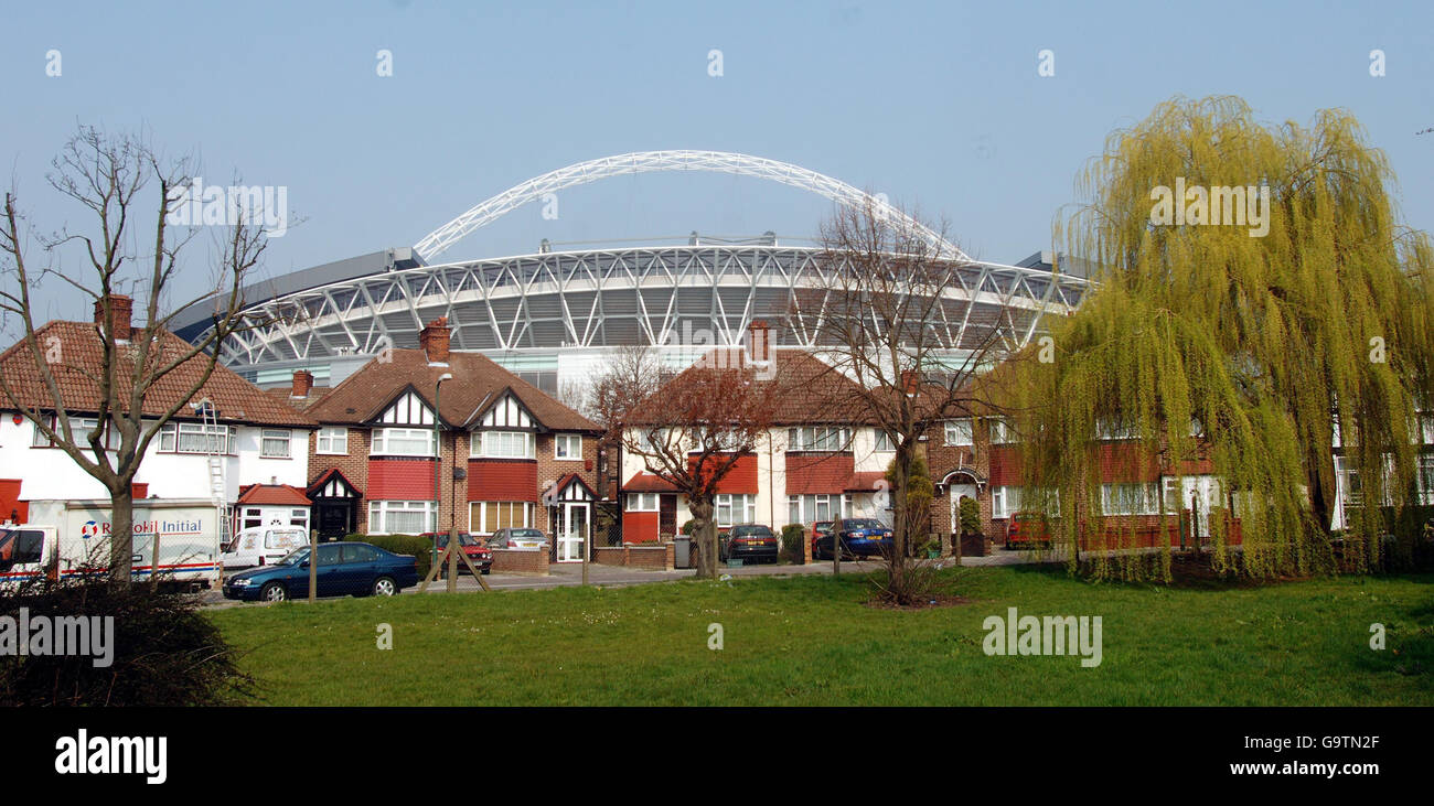 Soccer - Wembley Stadium - London Stock Photo - Alamy