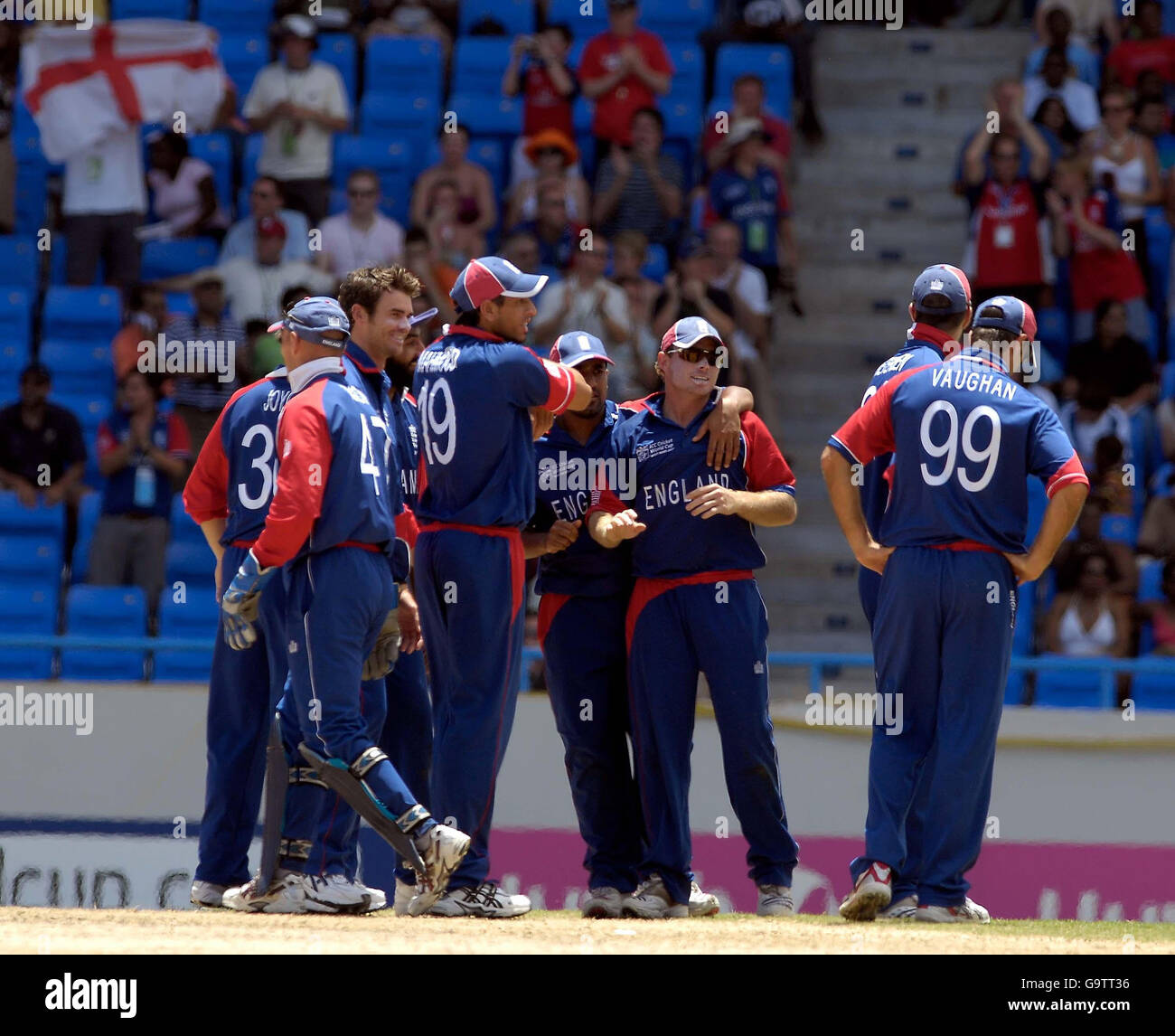 Cricket ICC Cricket World Cup 2007 Super Eights England v Sri