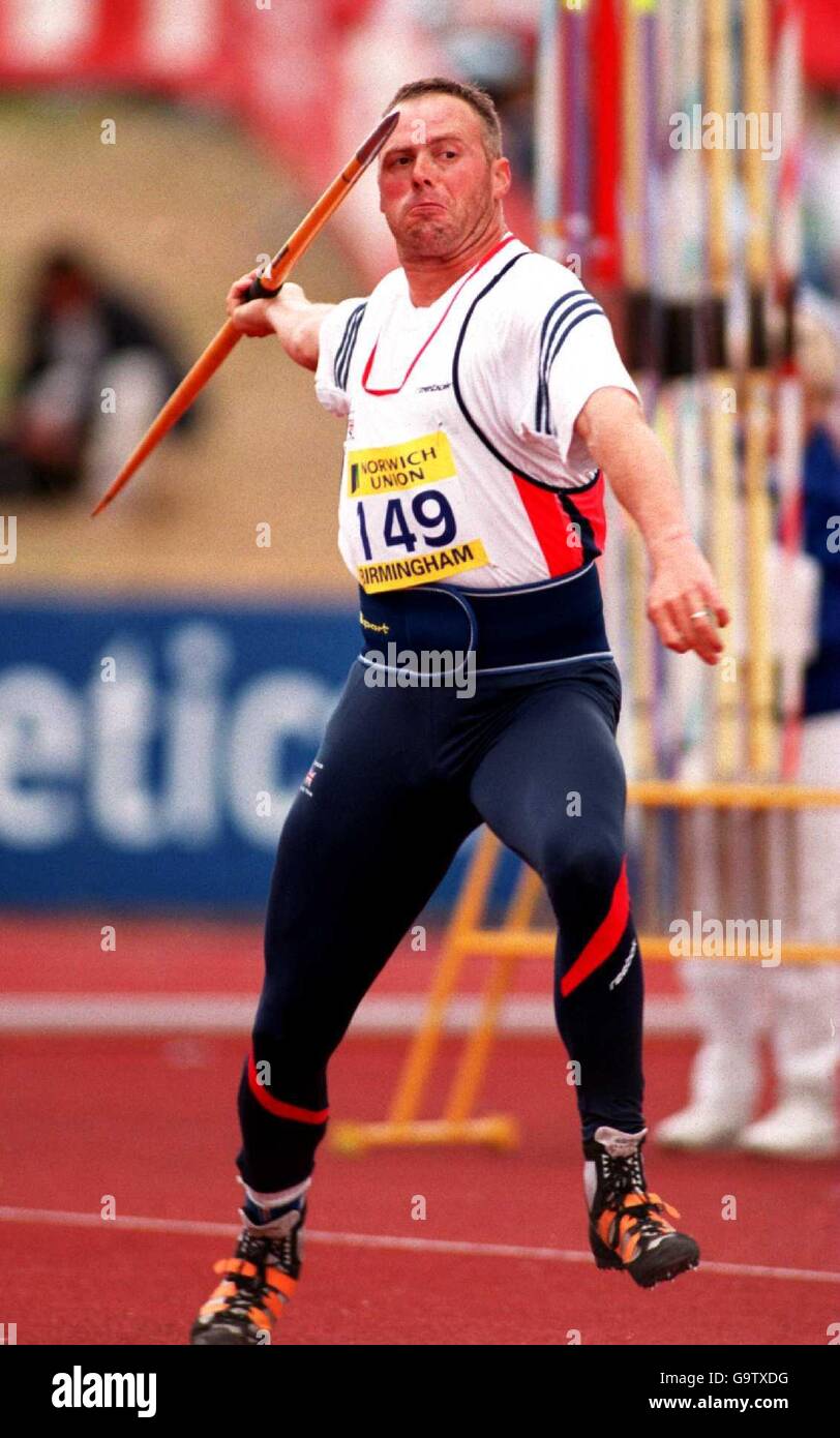 Athletics - Norwich Union World Trials and AAA Championships Stock ...