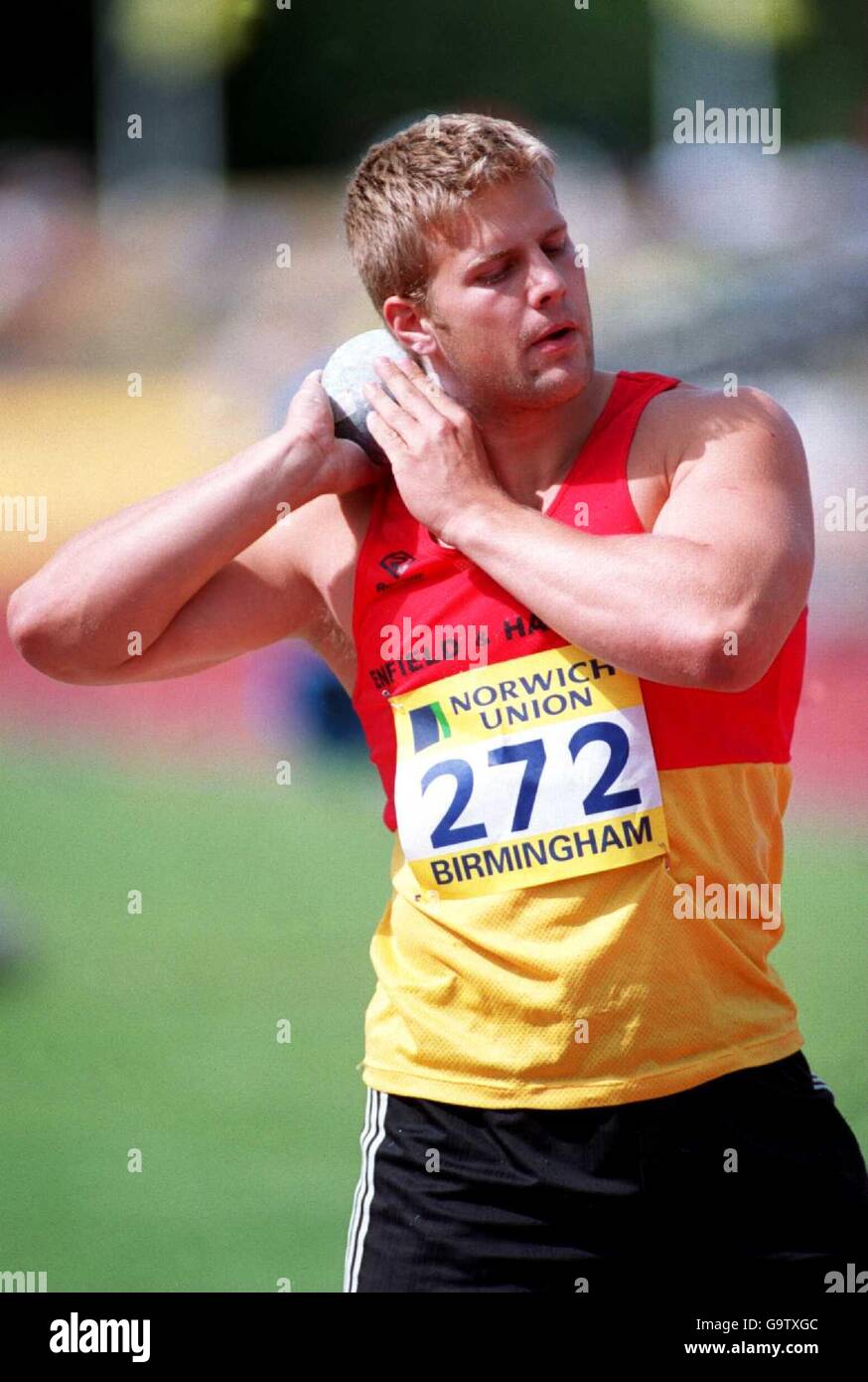 Athletics - Norwich Union World Trials and AAA Championships. Scott ...