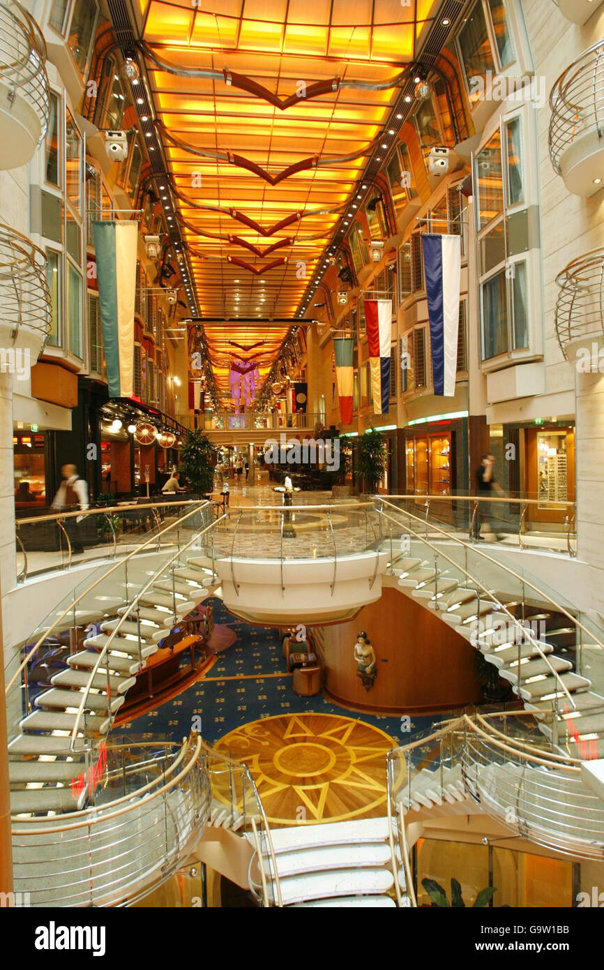 Beautiful Architecture Inside the Royal Caribbean Liberty of the Seas  Cruise Ship Editorial Photography - Image of modern, ship: 166210967