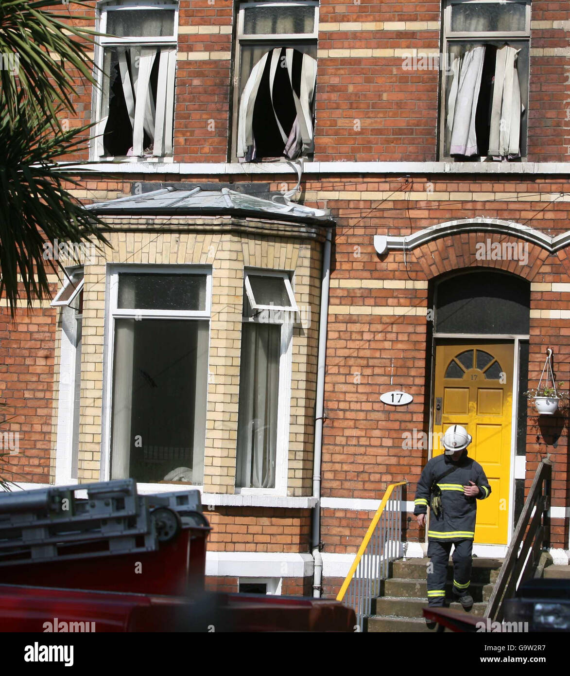 Fire kills two Stock Photo - Alamy