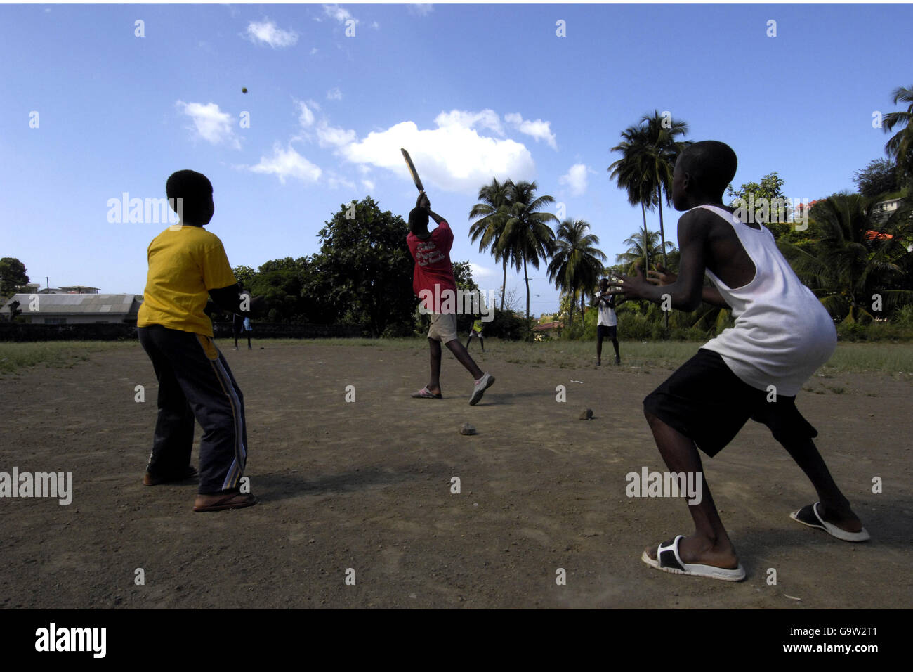 Cricket ICC Cricket World Cup 2007 St Vincent Stock Photo Alamy