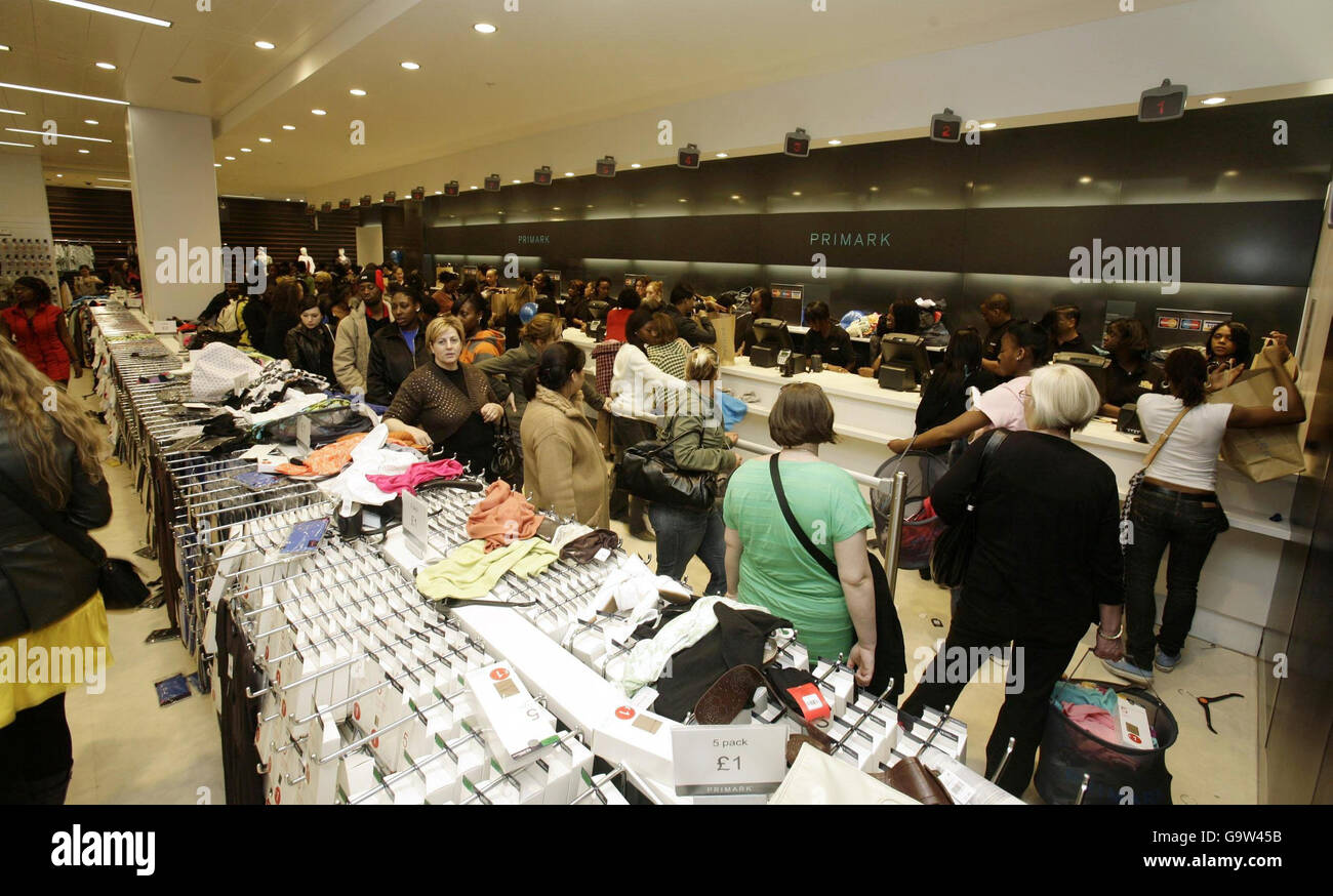 Flagship Primark store opens Stock Photo Alamy