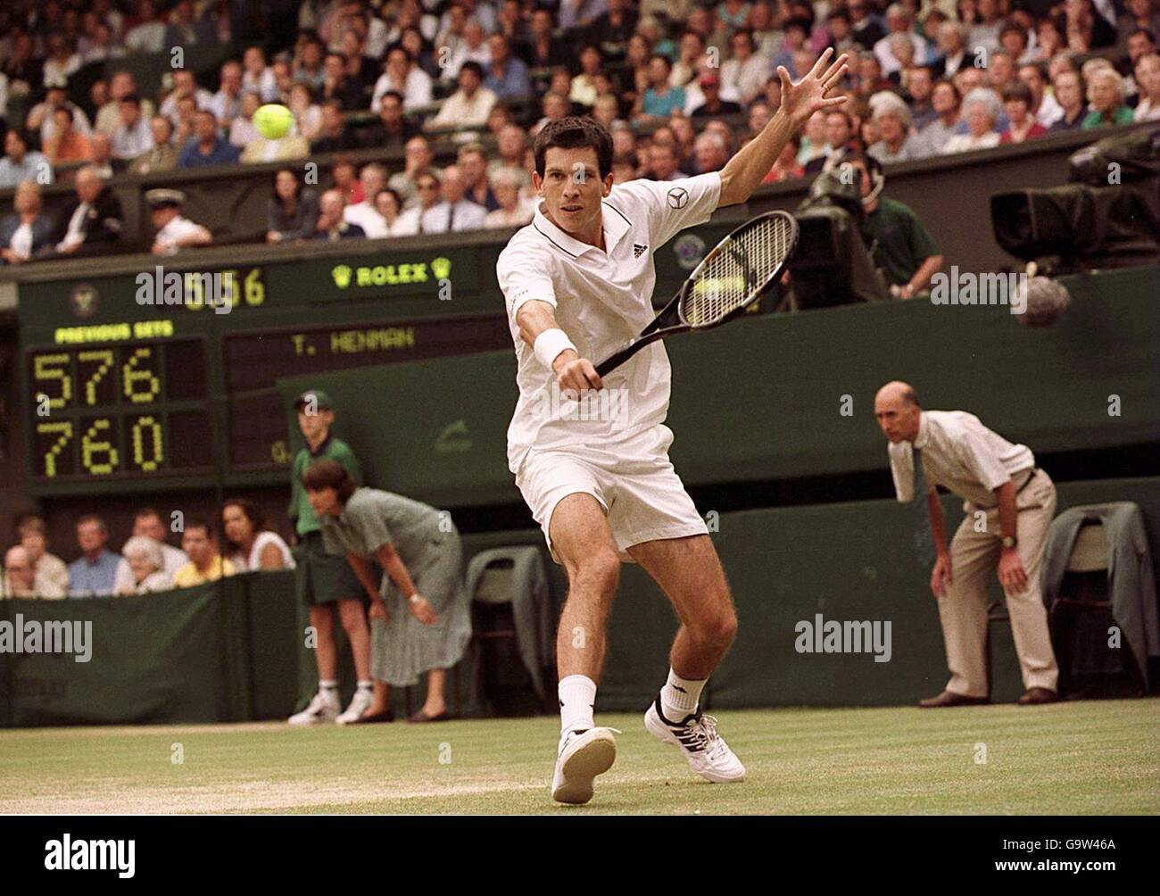 Tennis Wimbledon Championships Mens Semi Final Stock Photo Alamy