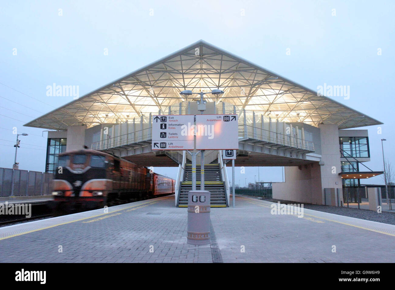 Adamstown train station Stock Photo