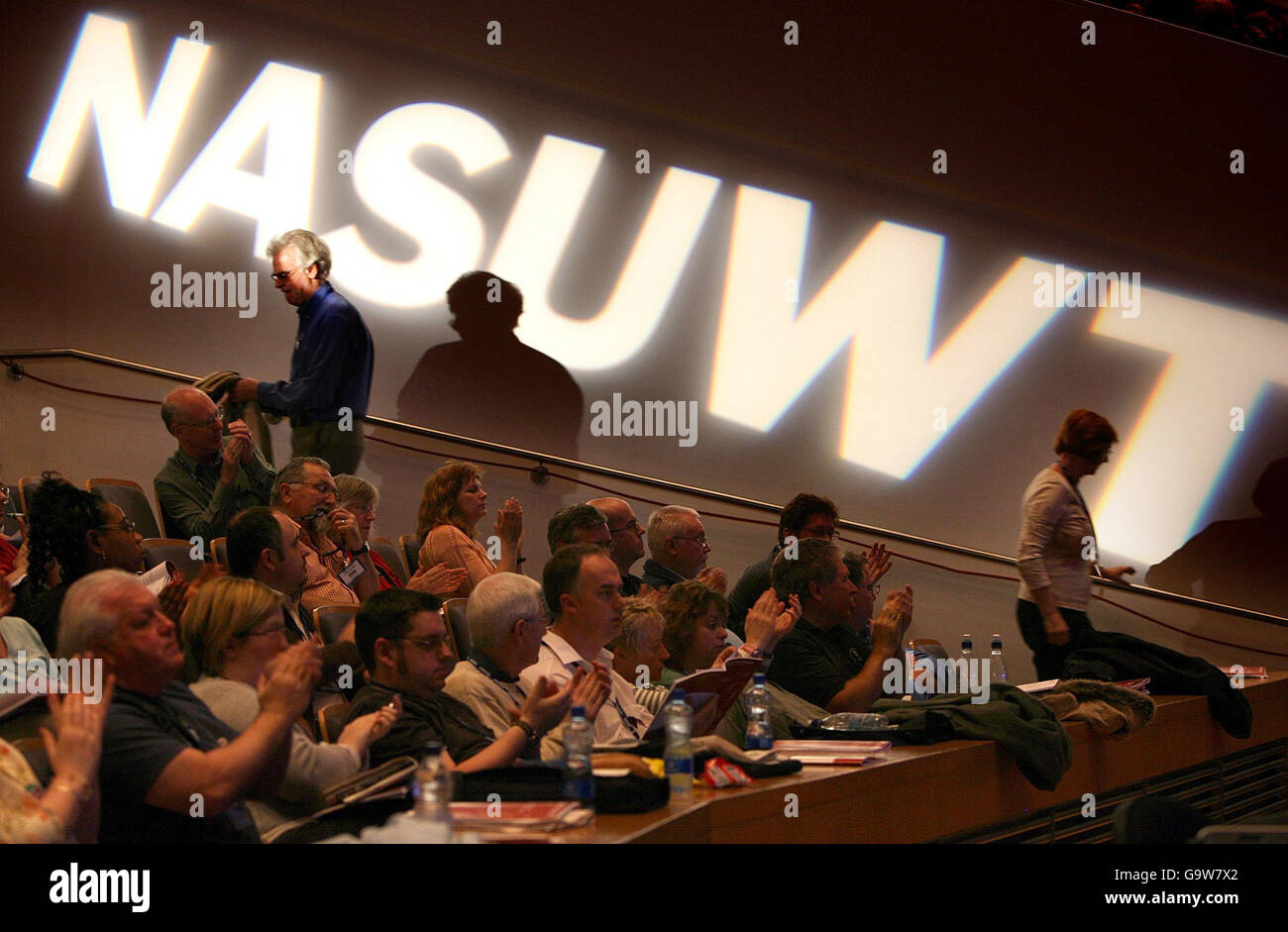 A general view during the final day of the NASUWT annual conference in Belfast. Stock Photo