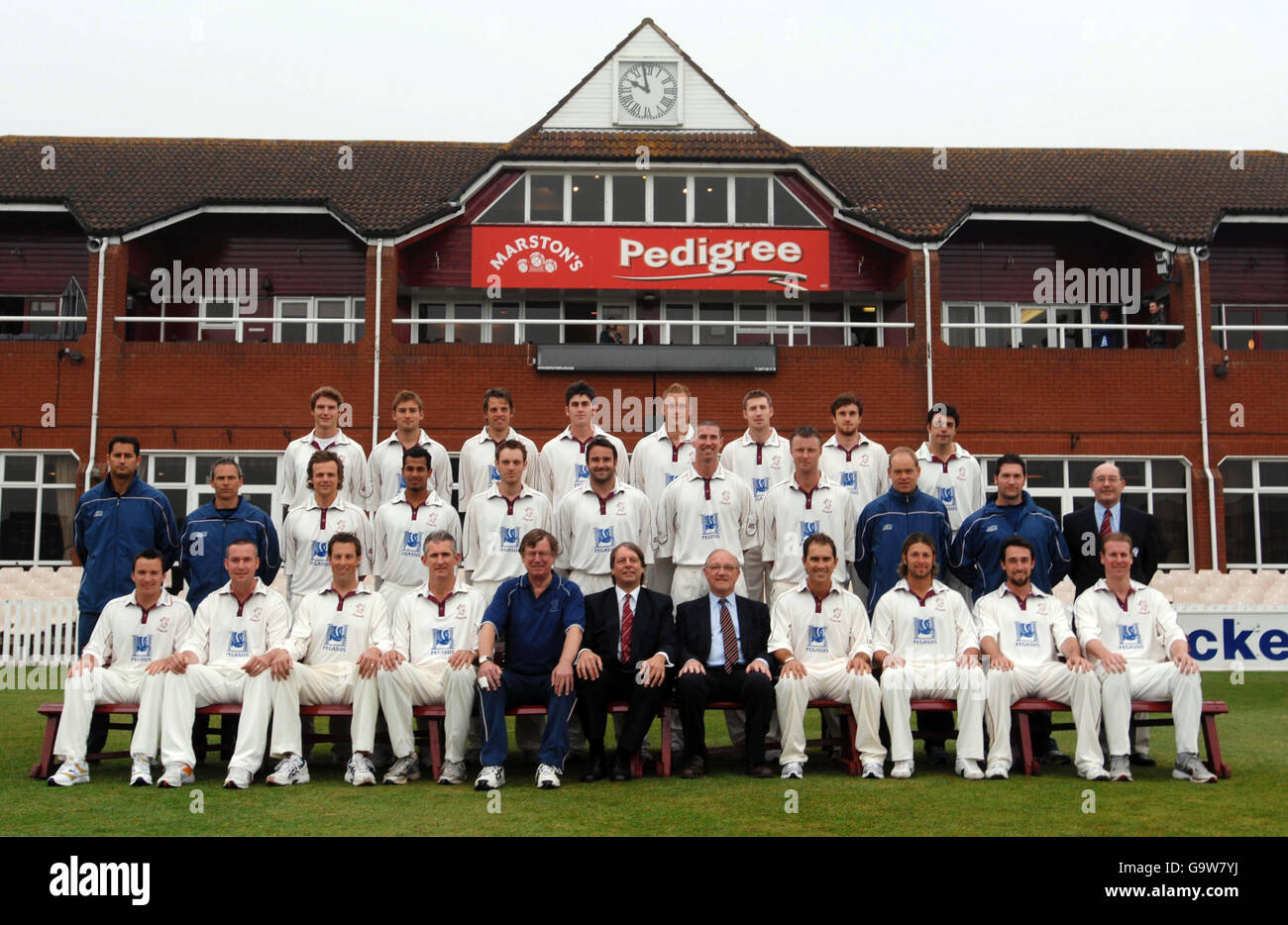 Cricket - Somerset press day - The County Ground Stock Photo