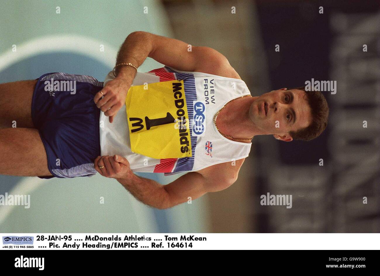 28 jan 95 mcdonalds athletics tom mckean hires stock photography and
