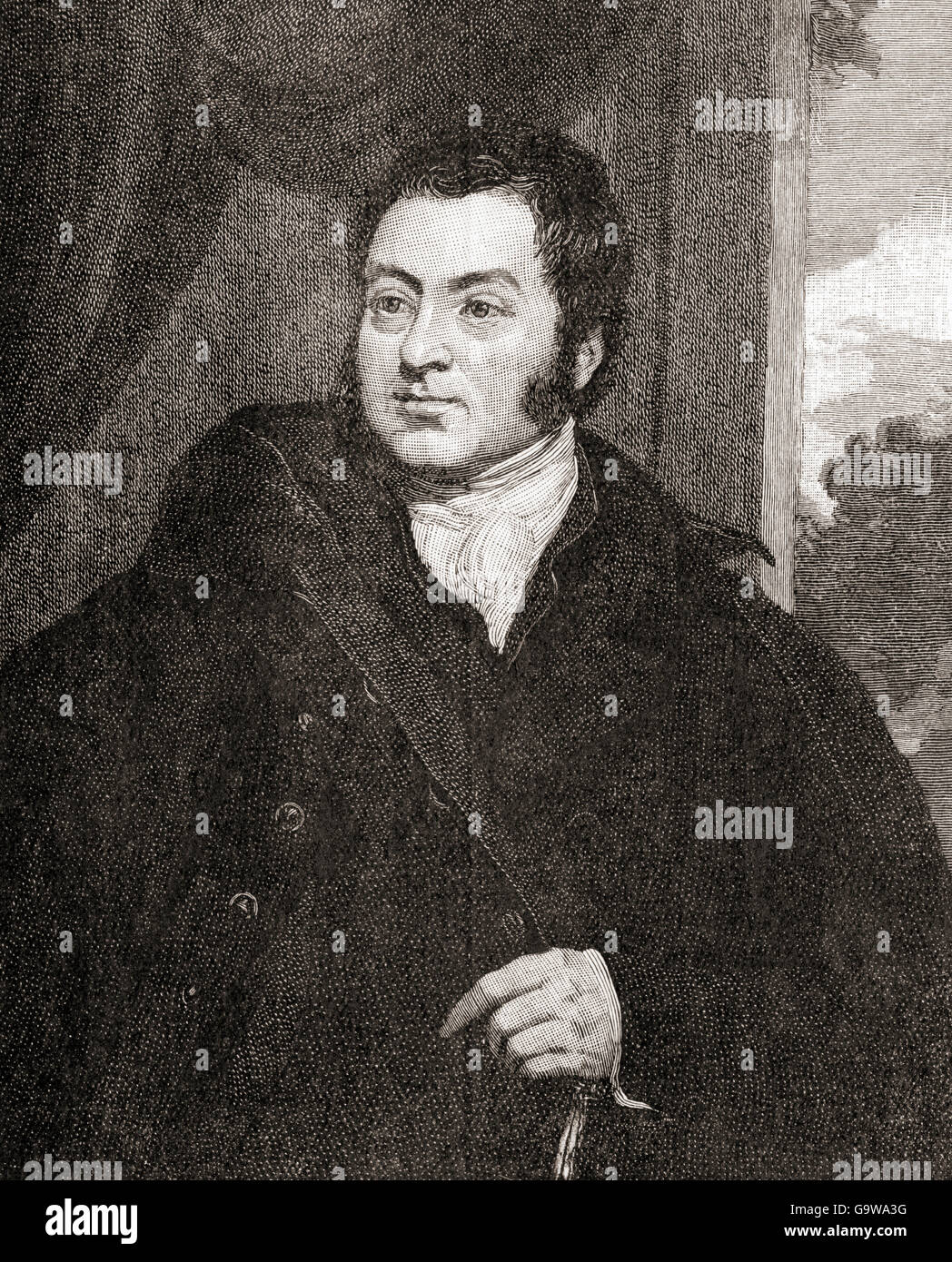 John Charles Spencer, 3rd Earl Spencer, 1782 – 1845, aka Viscount Althorp.  British statesman. Stock Photo