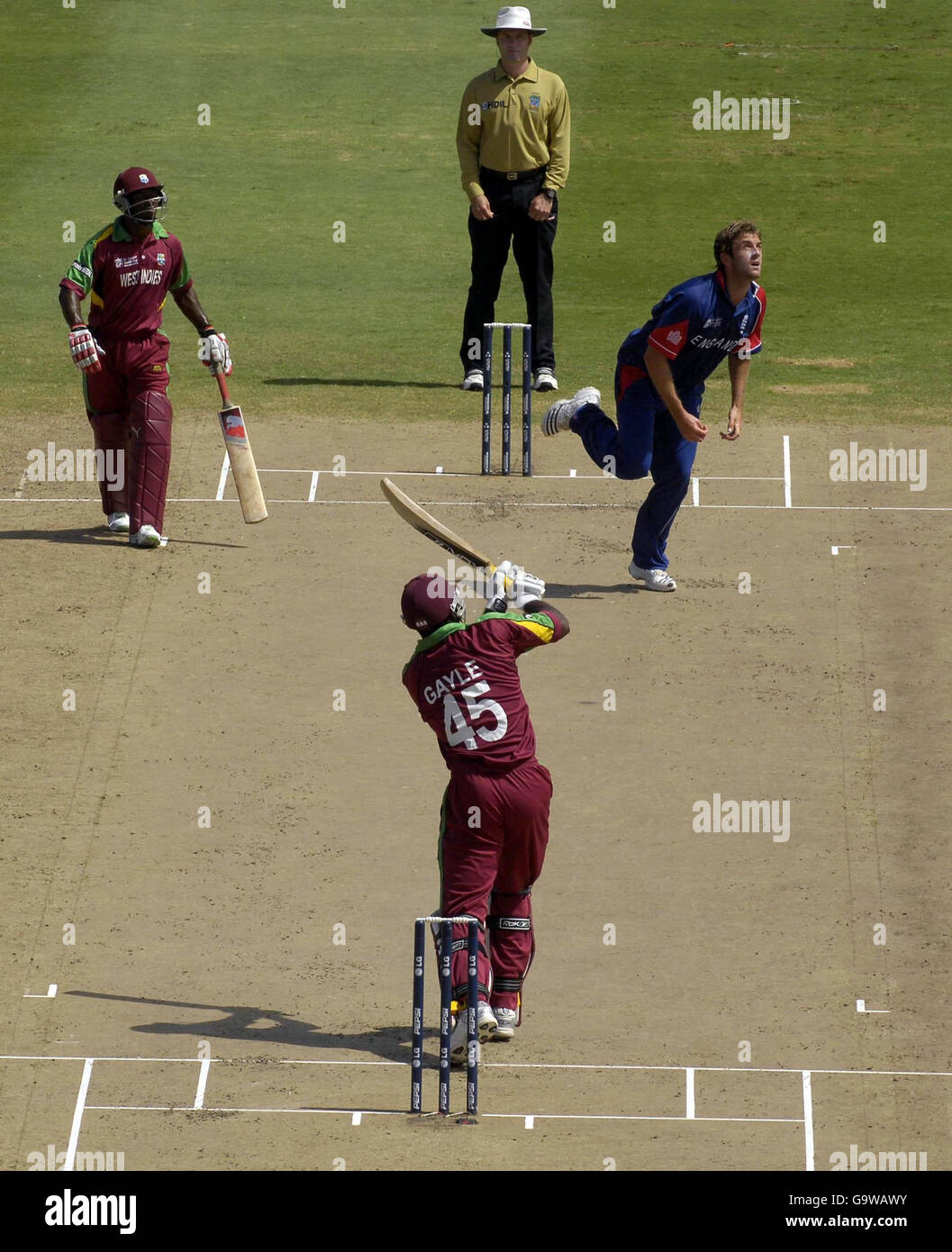 Cricket - ICC Cricket World Cup 2007 - Super Eights - West Indies v England - Barbados Stock Photo