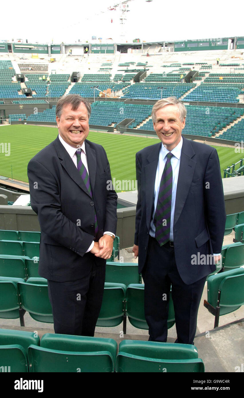 Chief Executive of the club Ian Ritchie (left) and club Chairman Tim ...