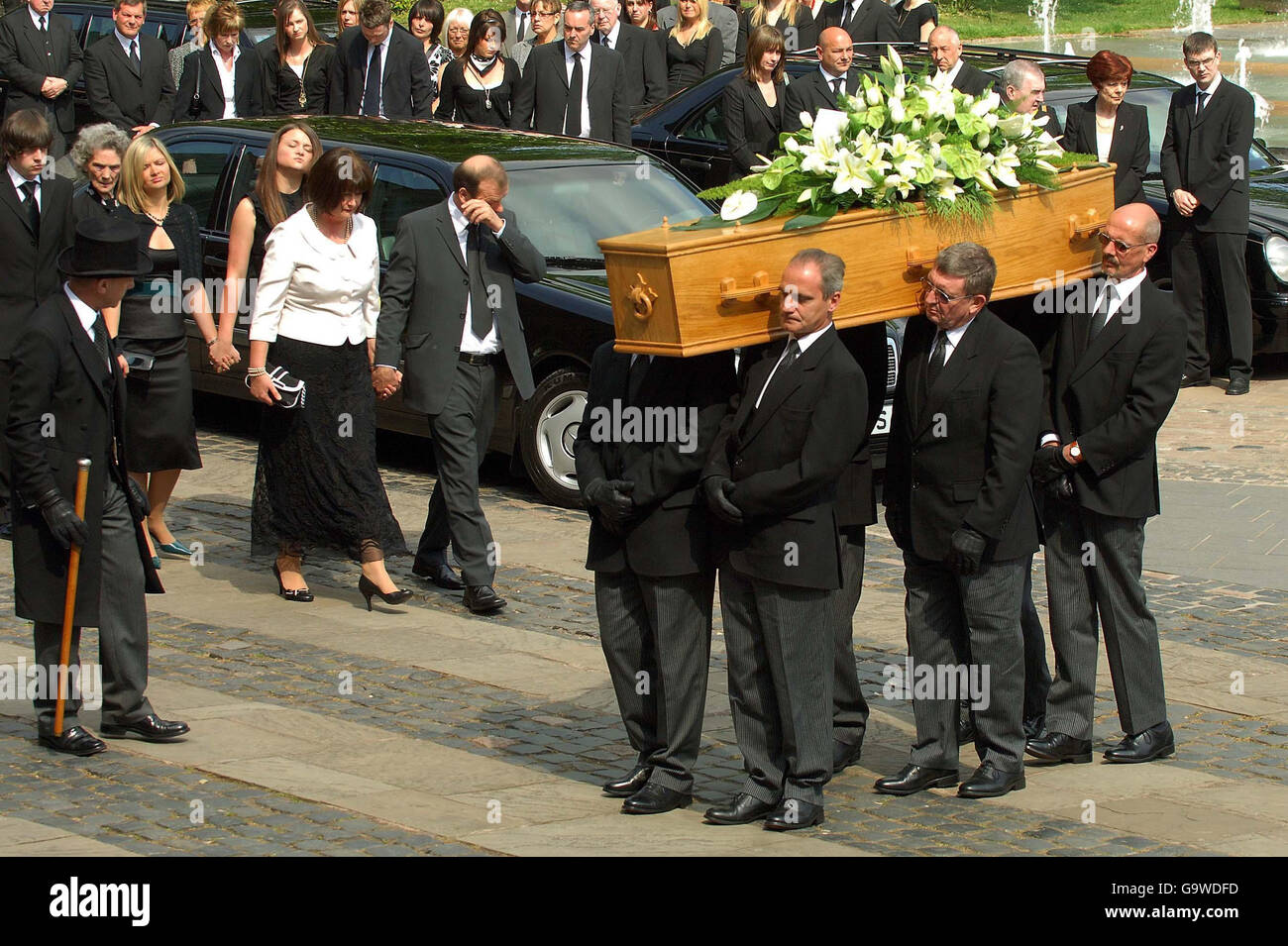 Lindsay Ann Hawker funeral Stock Photo Alamy