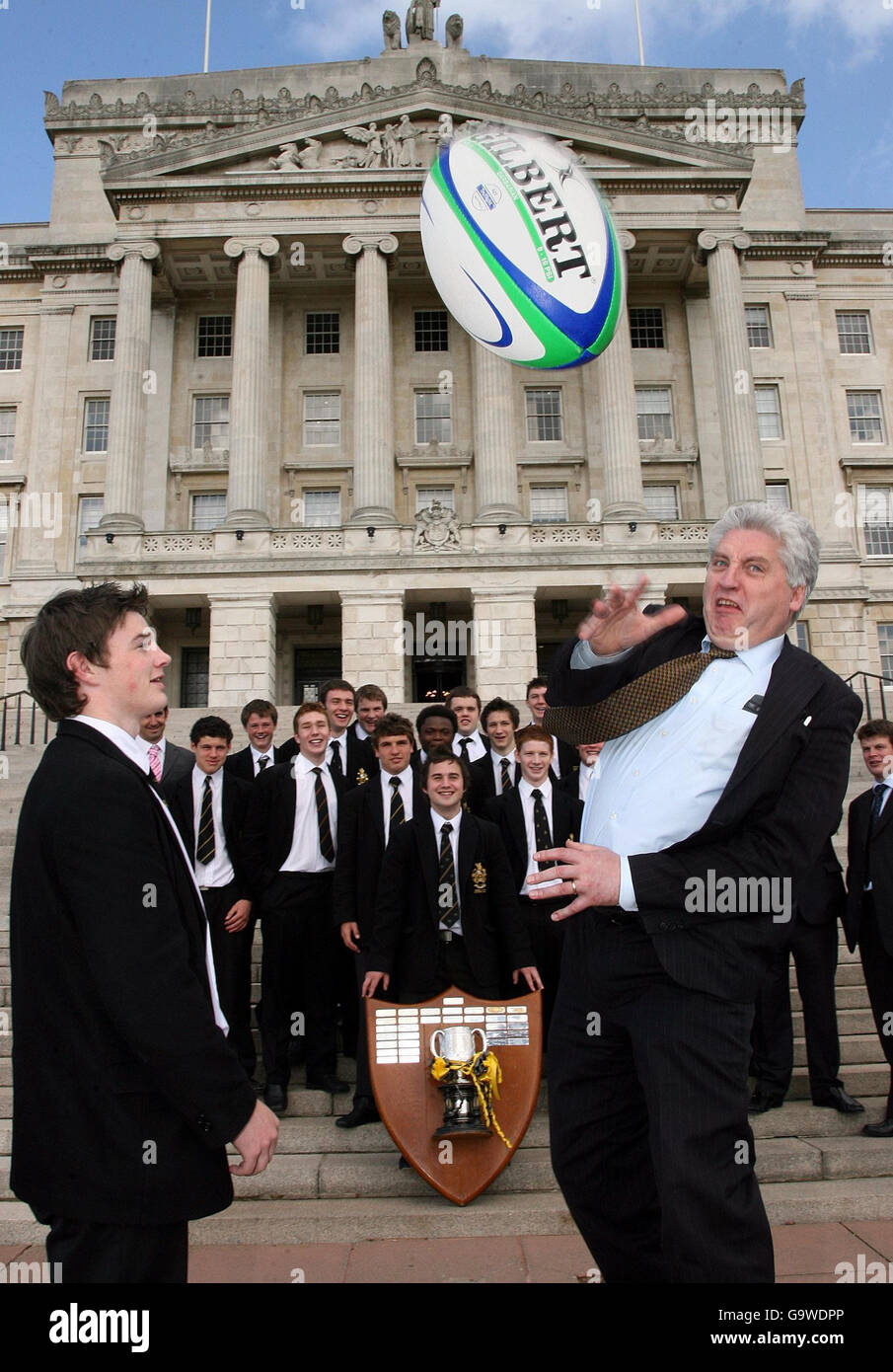 The Ulster Schools Cup at Stormont Stock Photo Alamy