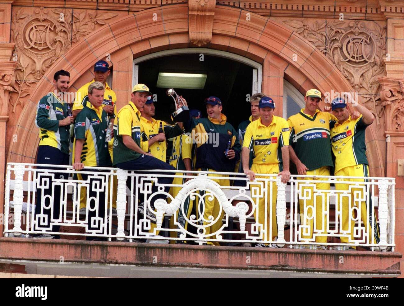 Australia's players celebrate winning the Natwest Series Stock Photo