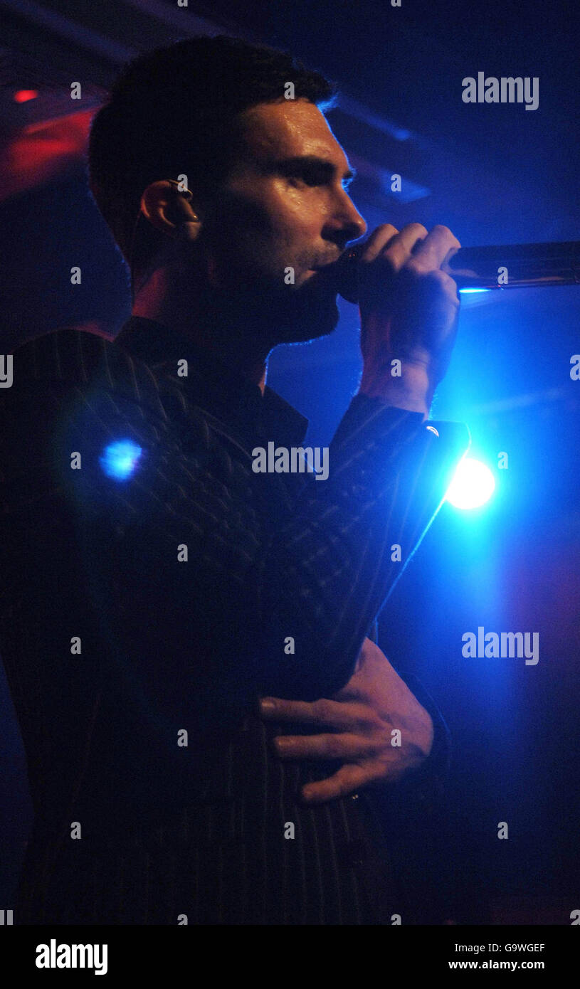 Maroon 5 Lead Singer Adam Levine Performs At Scala In Kings Cross