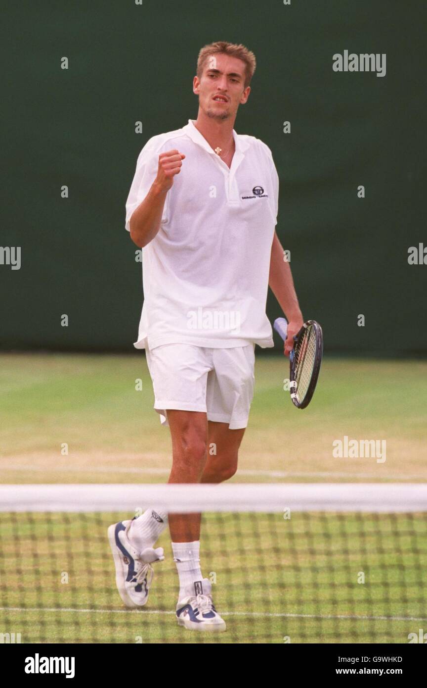 Tennis Wimbledon 2001 Quarter Finals Stock Photo Alamy