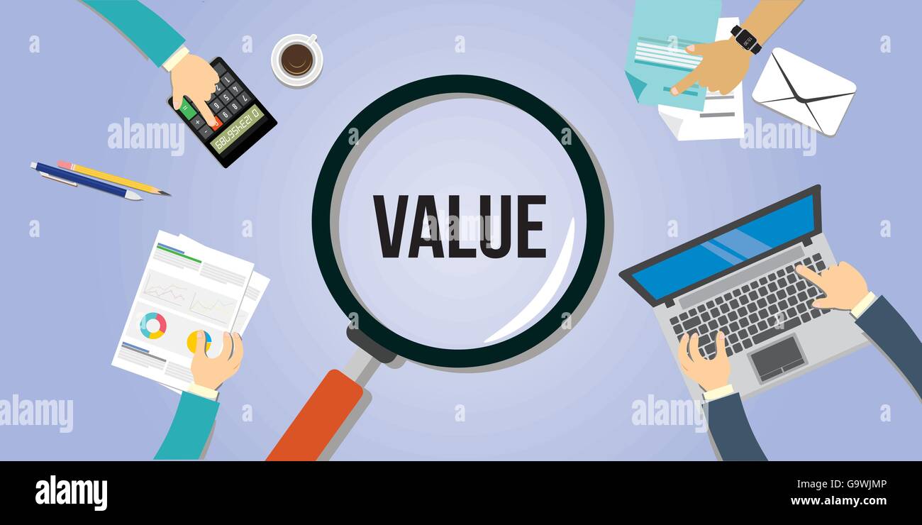 value proposition customer concept vector icon illustration Stock Vector
