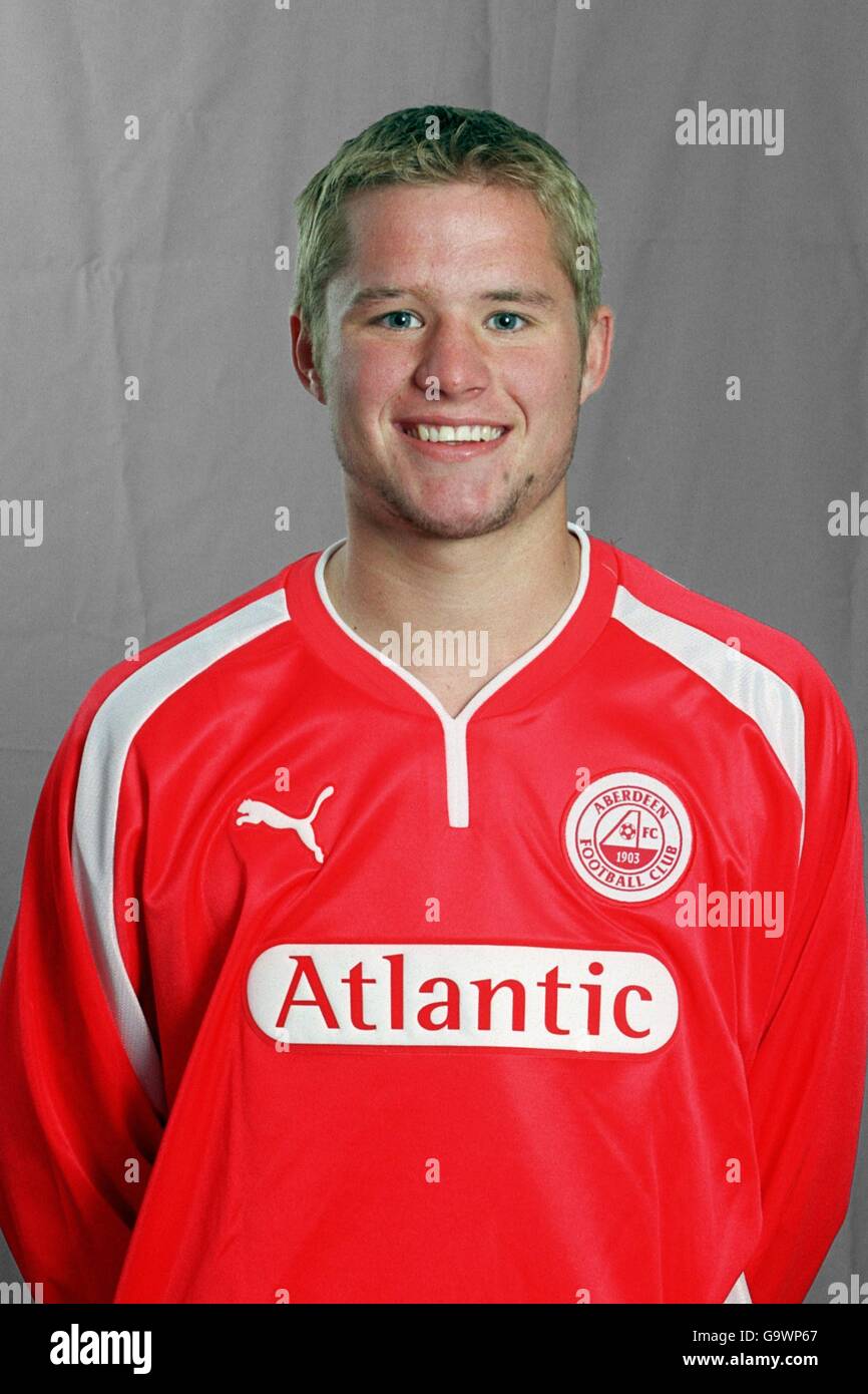 Scottish soccer bank of scotland premier league aberdeen photocall hi
