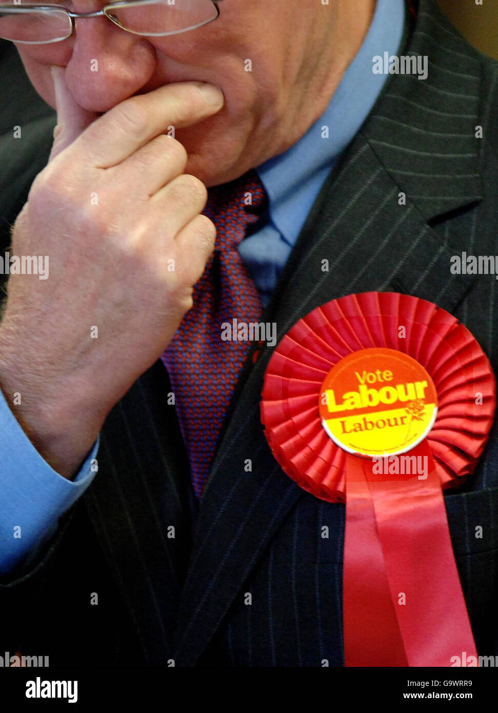 Labour Party and BNP supporters votes being are counted in the Civic Hall in Leeds for the local elections. Stock Photo