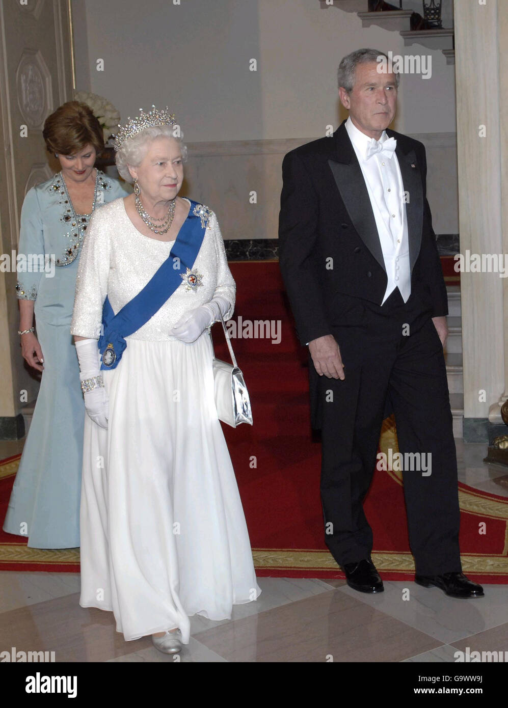 Royalty Queen Elizabeth II State Visit to the United States of Stock