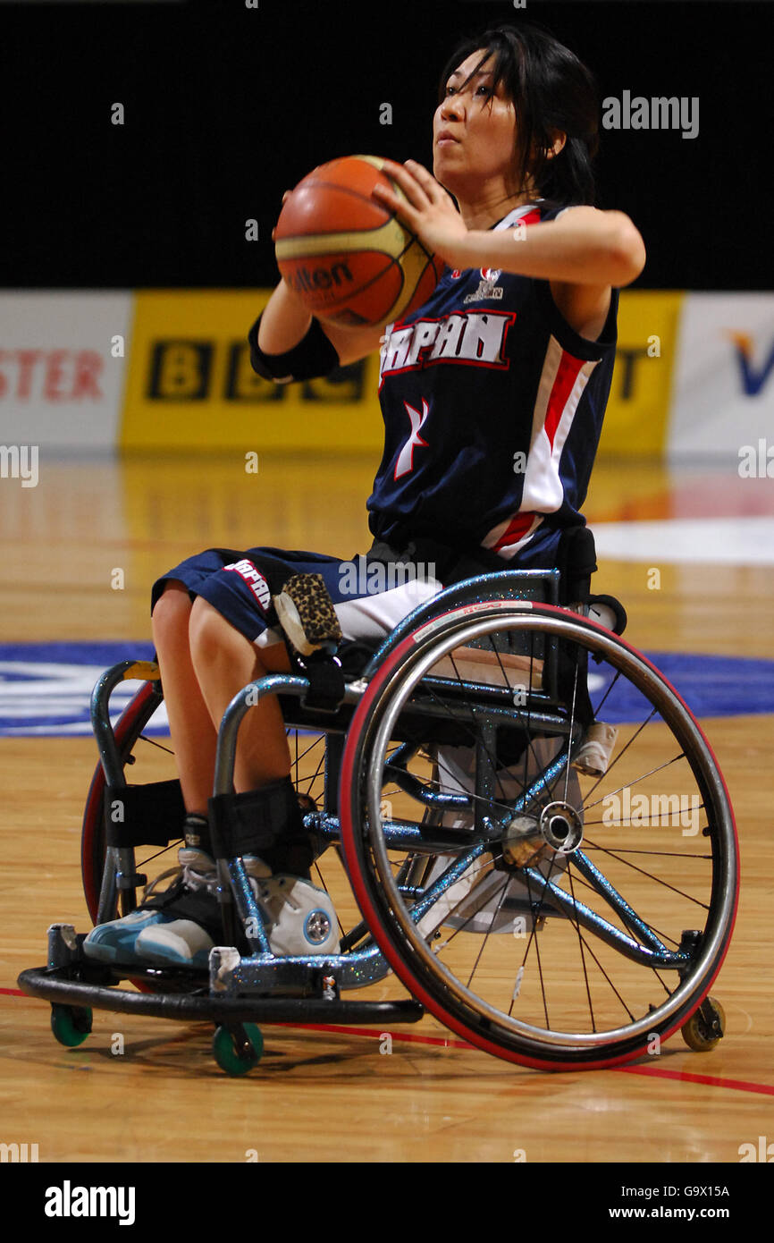 Wheelchair Basketball VISA Paralympic World Cup 2007 Manchester Stock Photo Alamy