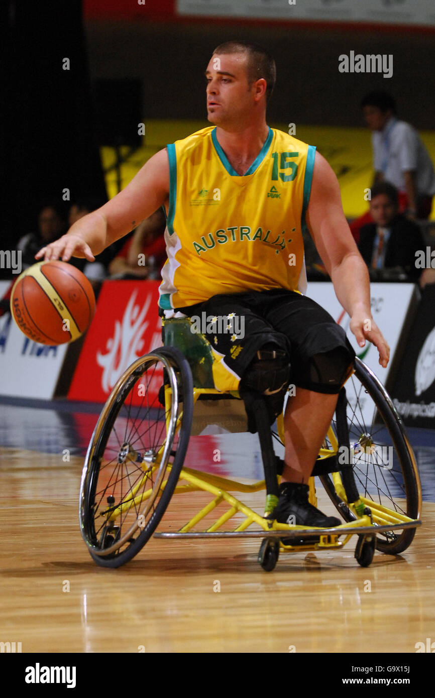 Wheelchair Basketball VISA Paralympic World Cup 2007 Manchester Stock Photo Alamy