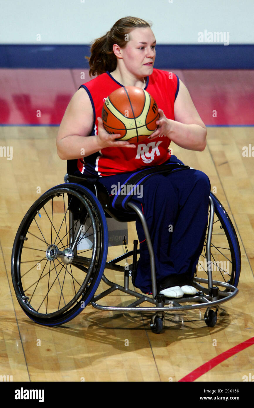 Wheelchair Basketball VISA Paralympic World Cup 2007 Manchester Stock Photo Alamy