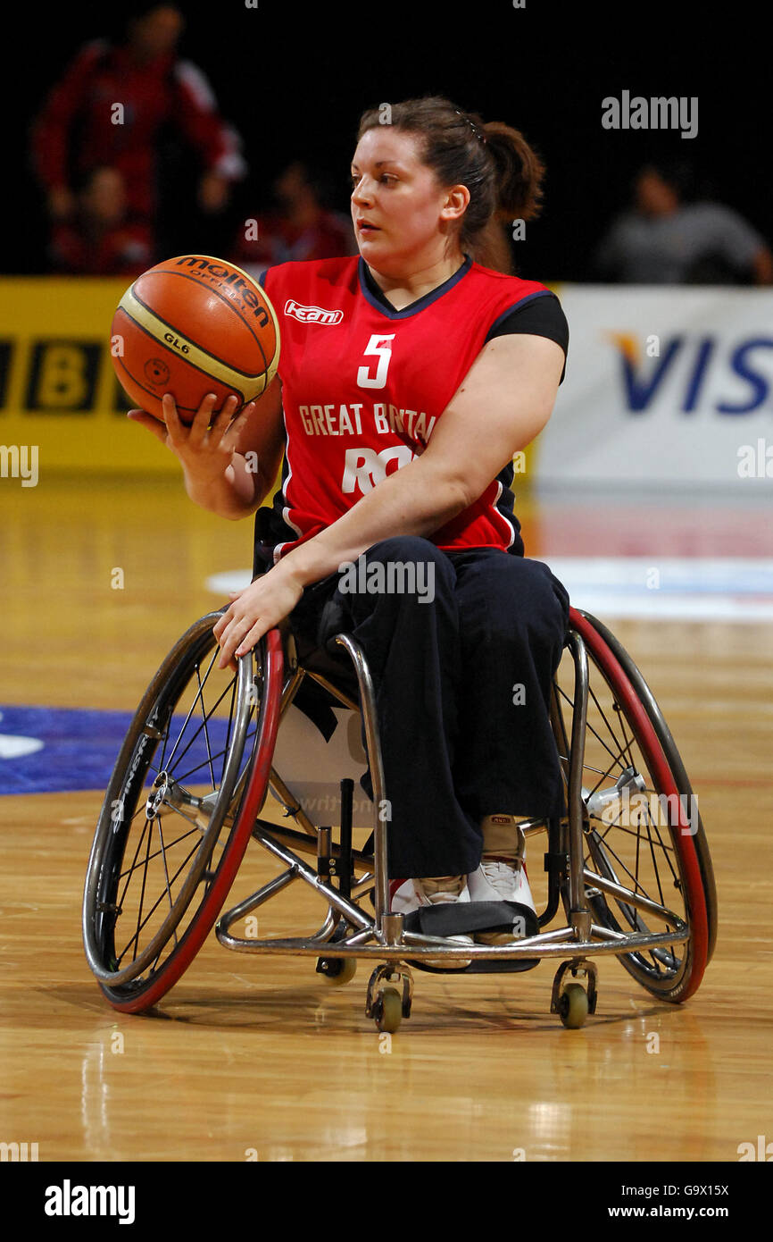 Wheelchair Basketball VISA Paralympic World Cup 2007 Manchester Stock Photo Alamy