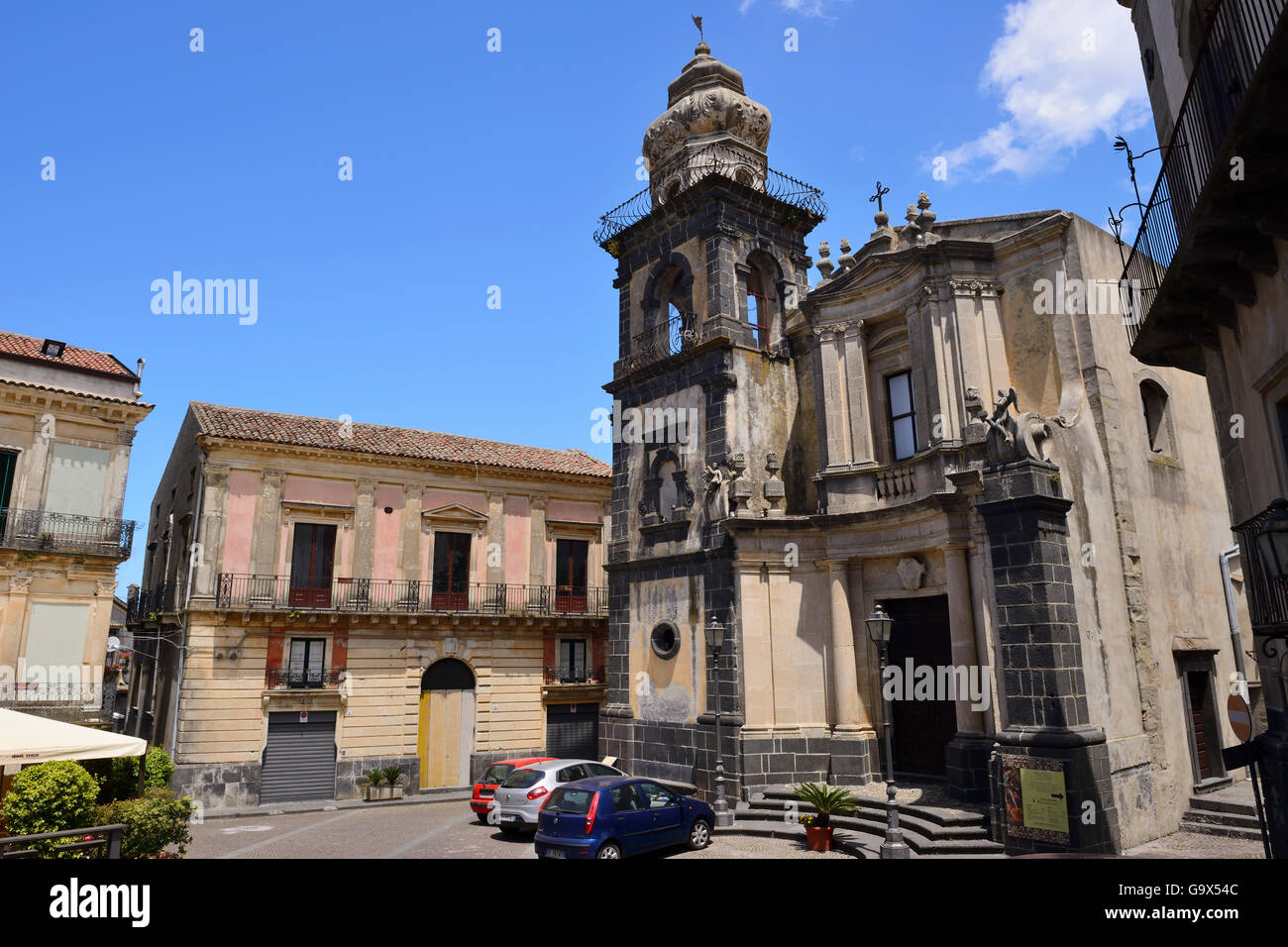 Chiesa Sant Antonio Abate in Castiglione di Sicilia, Sicily, Italy Stock Photo