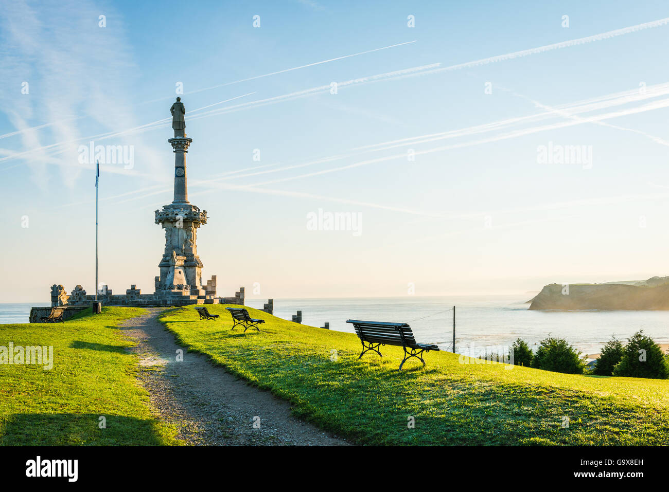 Comillas Park View Stock Photo - Alamy