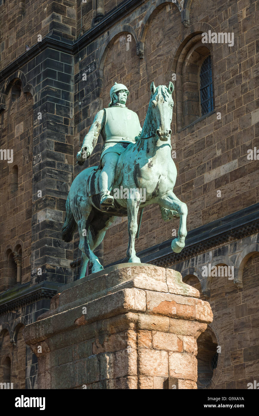 Statue of Otto von Bismarck, Bremen Stock Photo