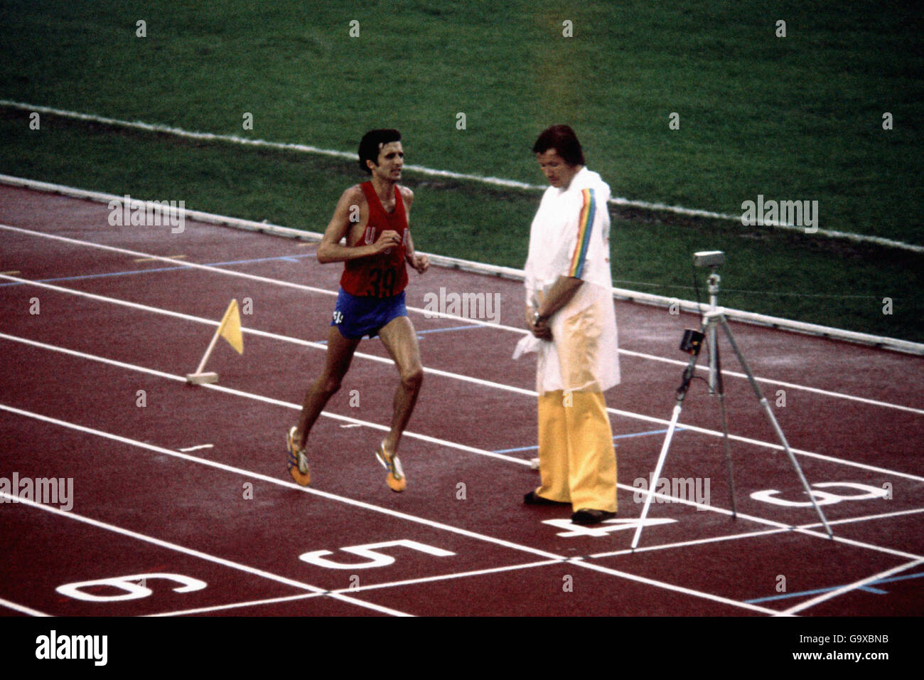 Athletics 1976 Montreal Olympics Marathon Stock Photo 109374087