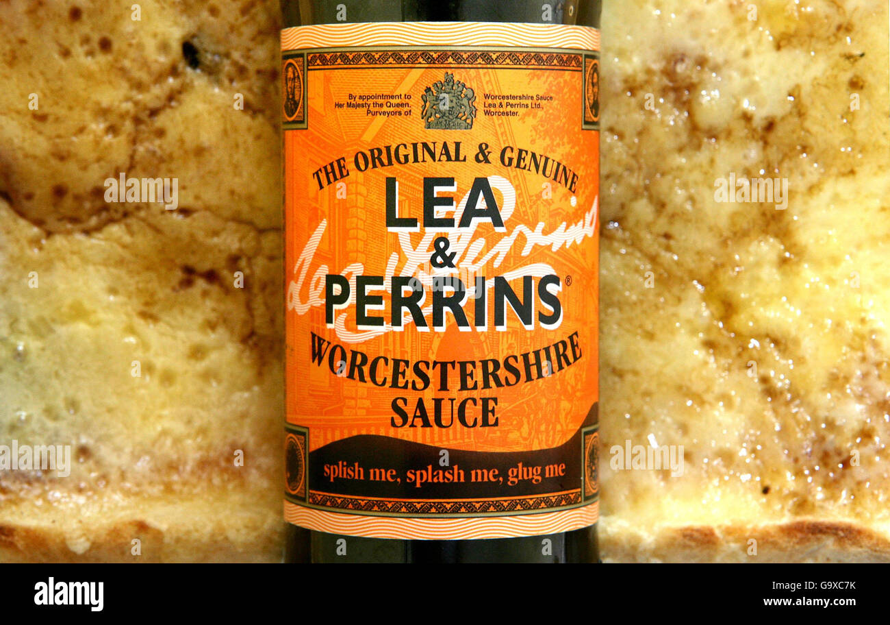 Worcestershire sauce bottle lea perrins hires stock photography and
