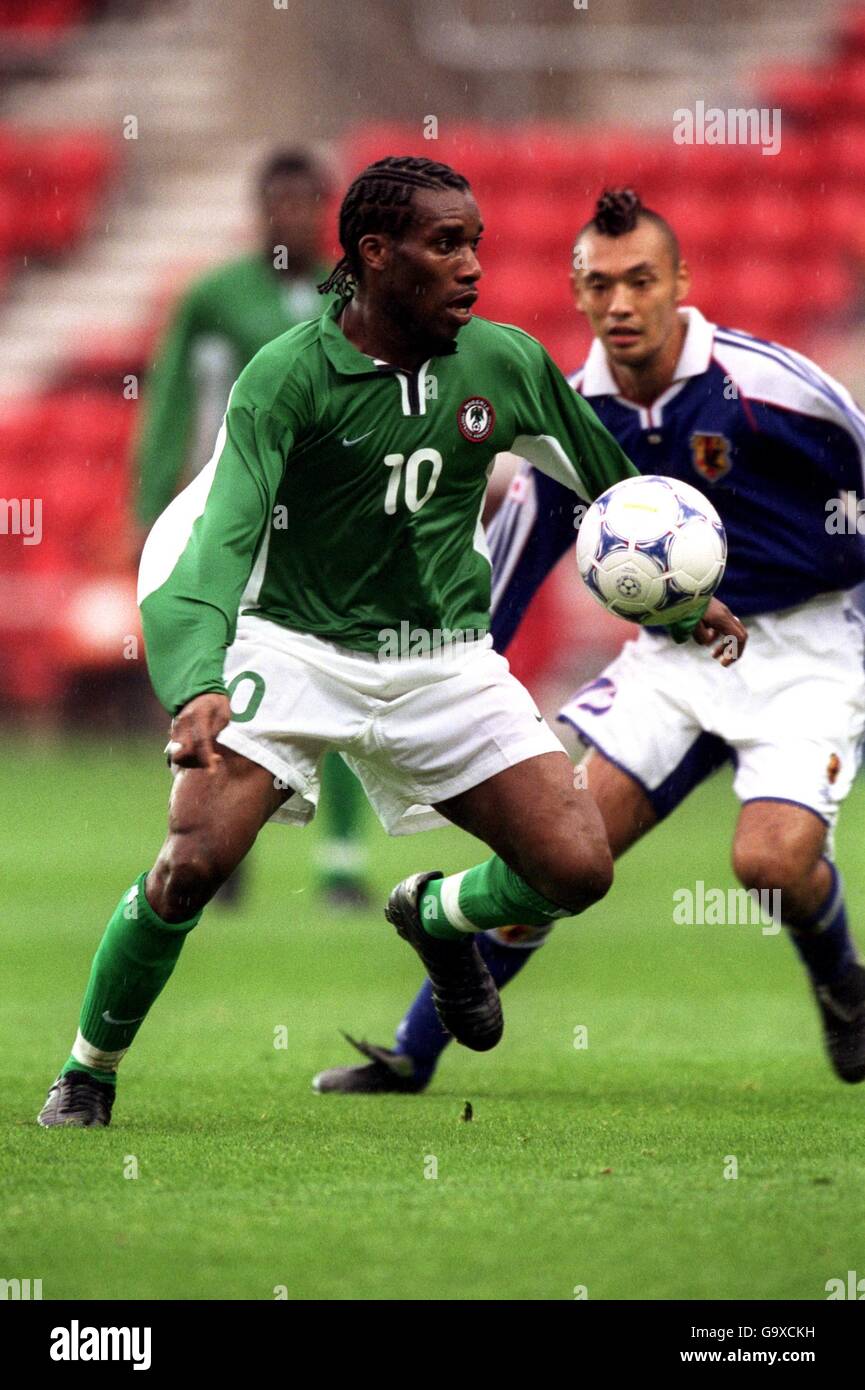 Soccer - Friendly - Japan v Nigeria Stock Photo