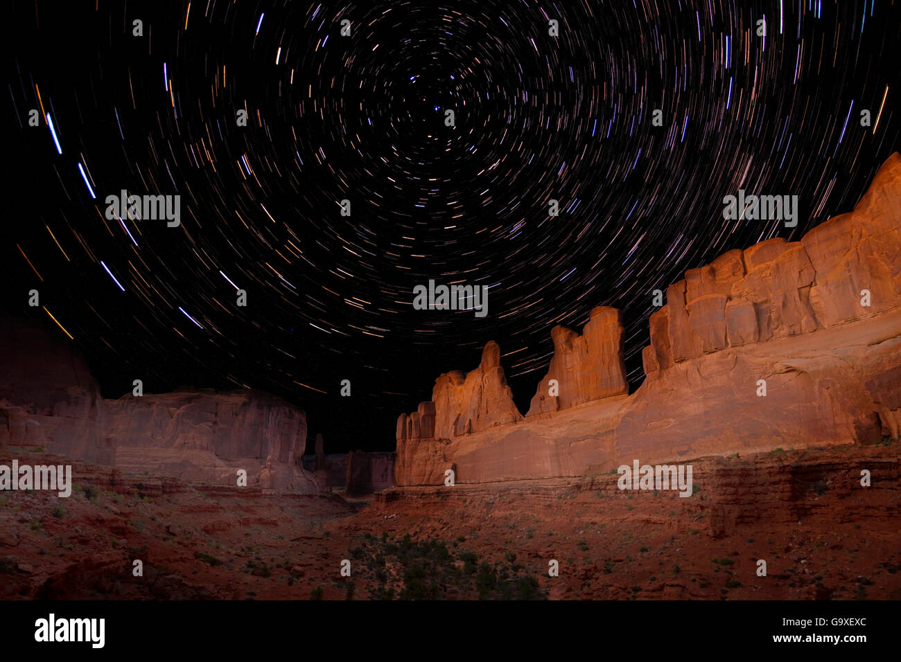 Rock formation night sky hi-res stock photography and images - Alamy