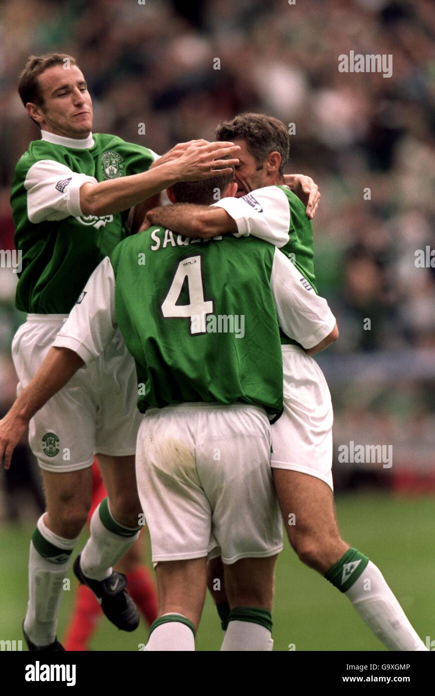 Scottish Soccer - Bank of Scotland Premier League - Hibernian v Aberdeen Stock Photo