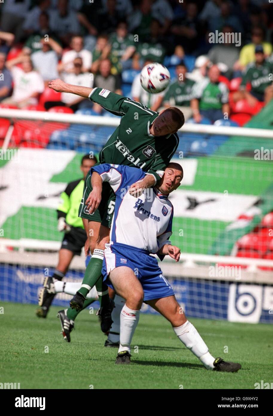 Soccer - Nationwide League Division Three - Rushden & Diamonds v Plymouth Argyle Stock Photo