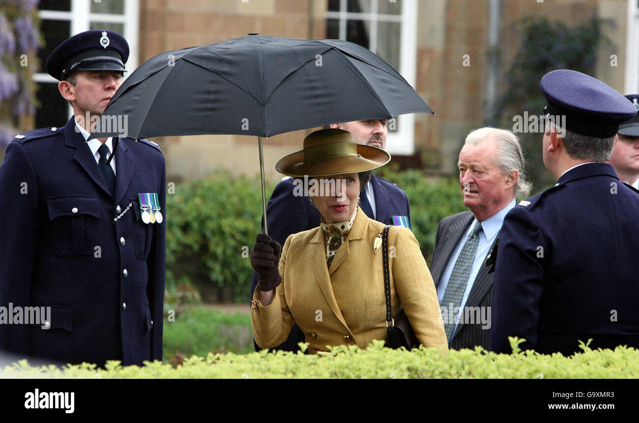 Princess Anne visits Northern Ireland Stock Photo Alamy
