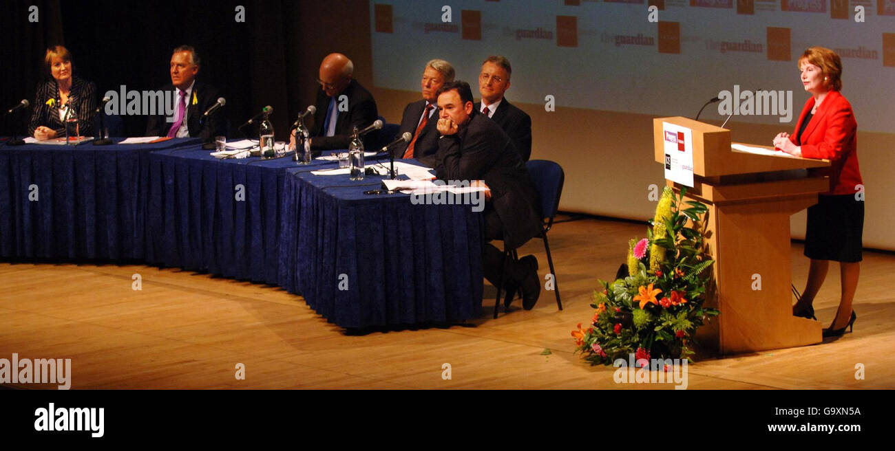Labour Deputy Leadership candidates attend Fabian debate Stock Photo
