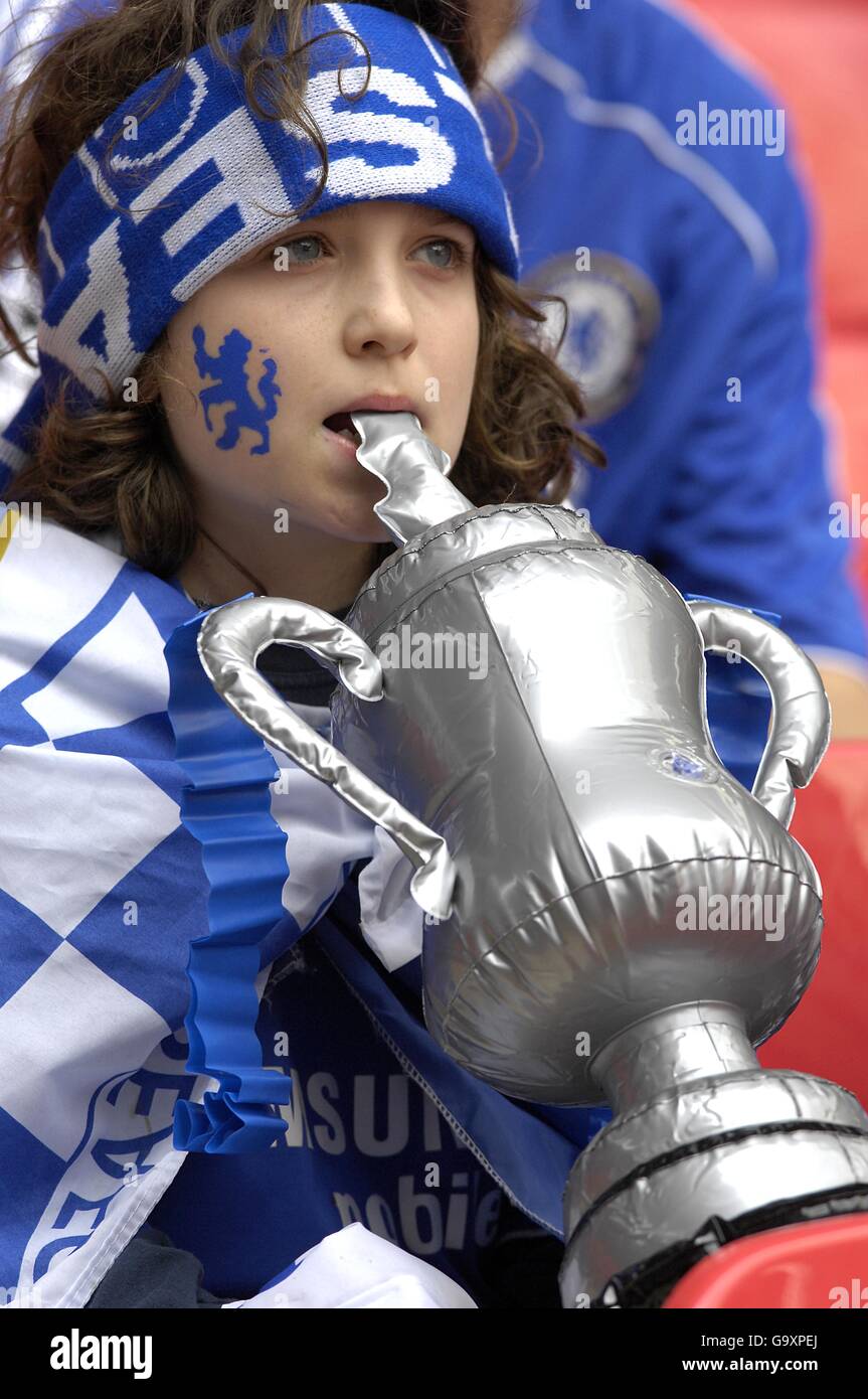 Soccer - FA Cup - Final - Chelsea v Manchester United - Wembley Stadium Stock Photo