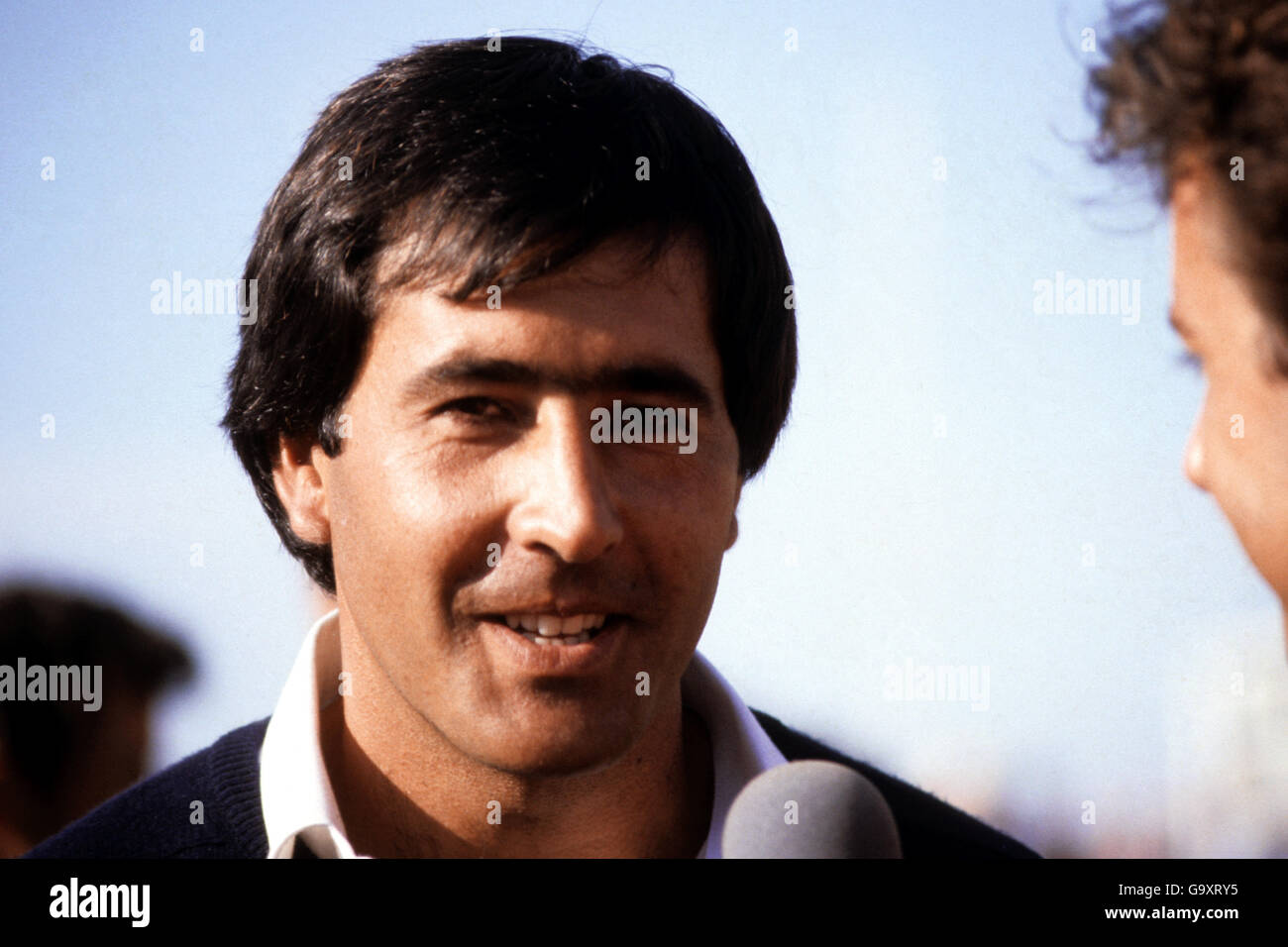 Golf - The Open Championship - St Andrews. Seve Ballesteros gives an interview Stock Photo