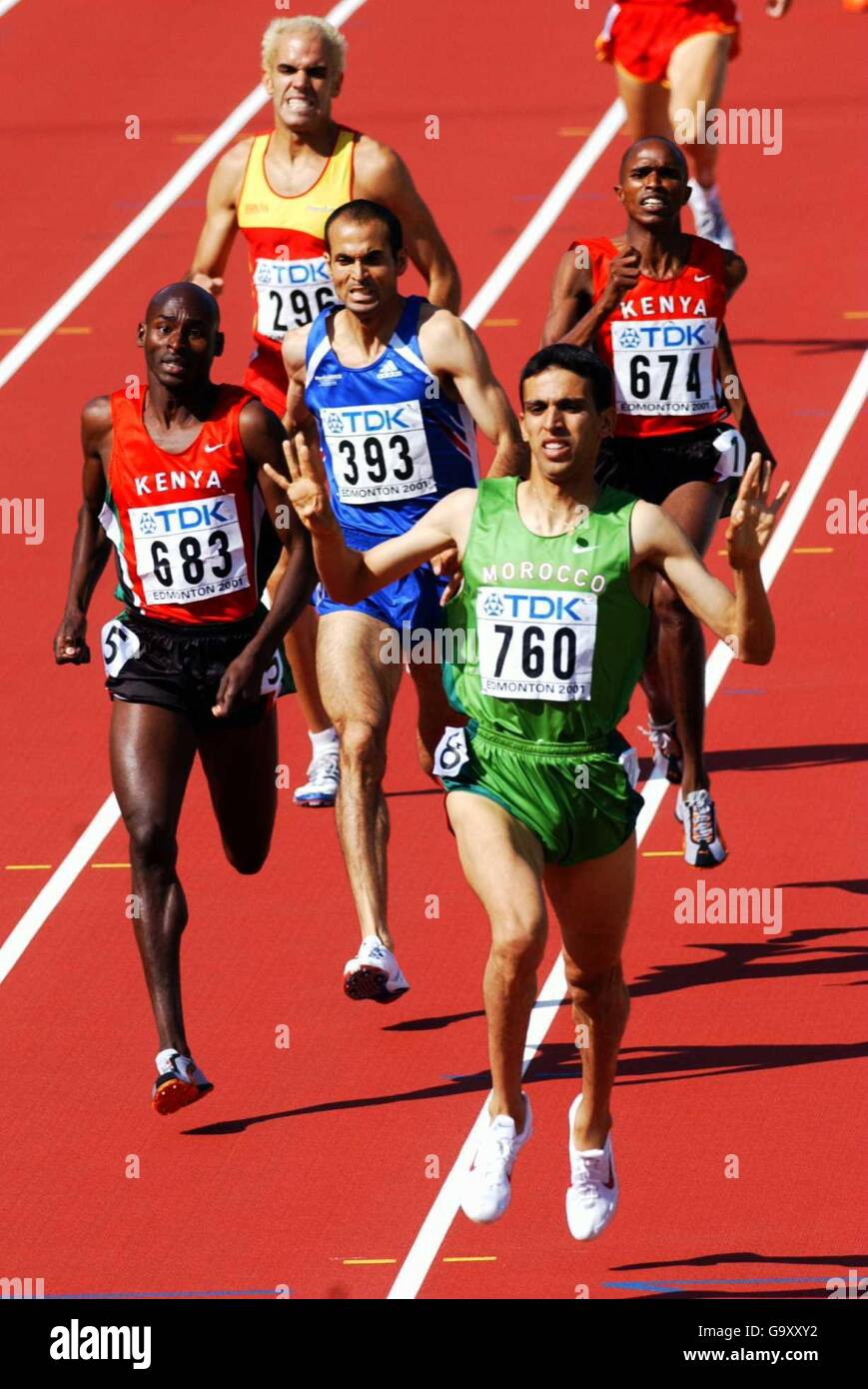 Athletics IAAF World Championships Edmonton Stock Photo Alamy