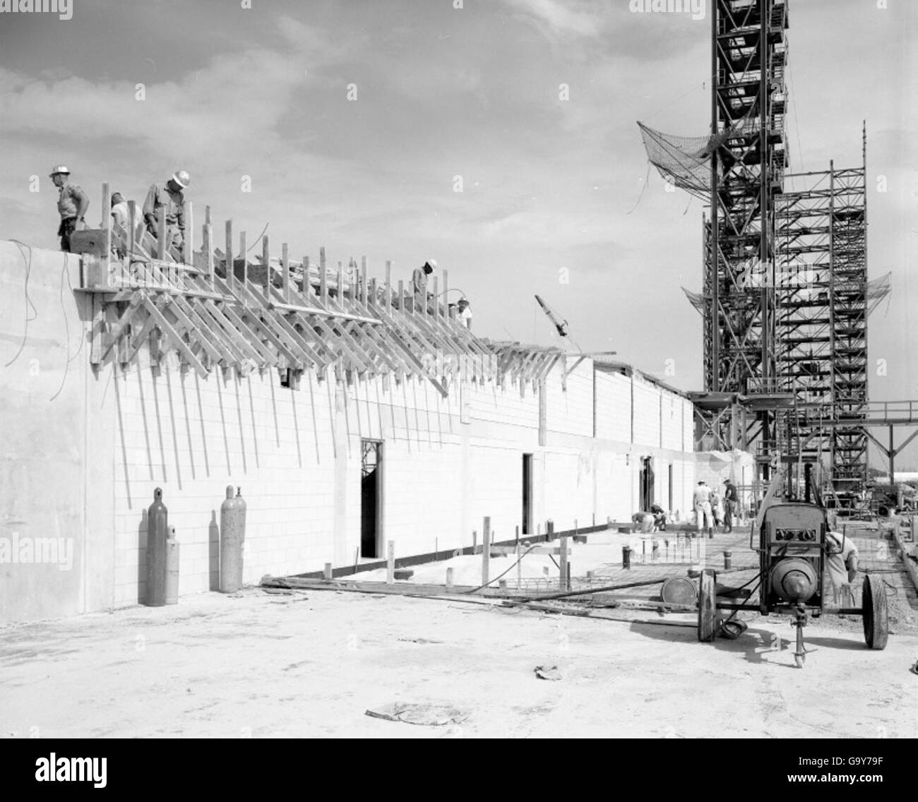 An early Atlas missile test launch from the Atlas Negative Collection ...