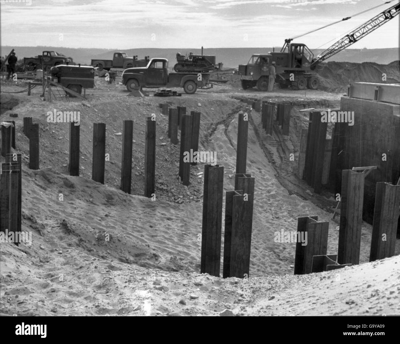 Convair atlas rocket launch Black and White Stock Photos & Images - Alamy